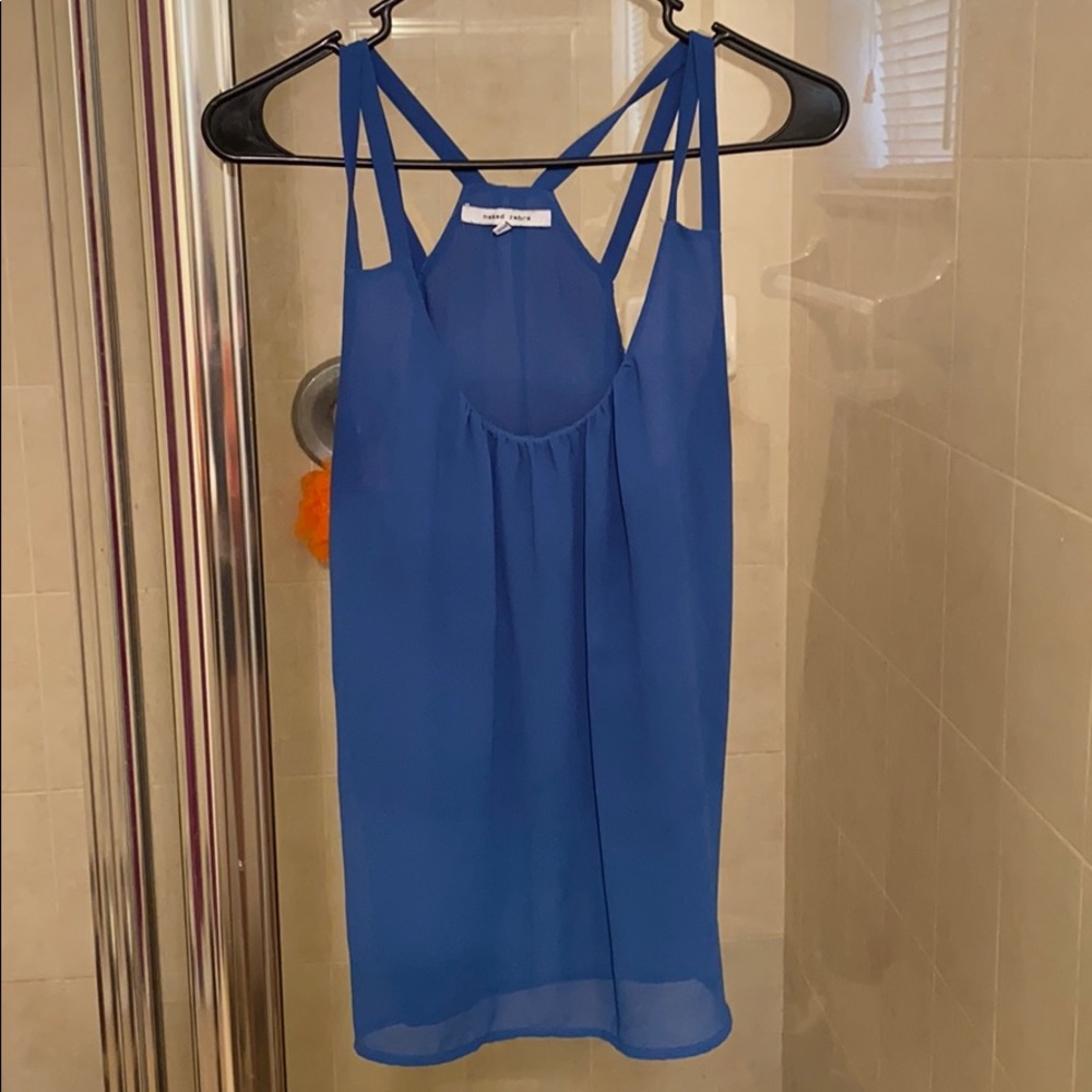 Blue tank top